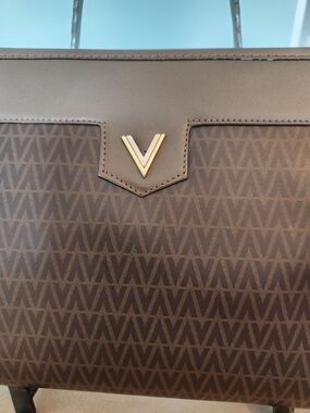 Mario Valentino Brown Leather Clutch (or Second Bag)
